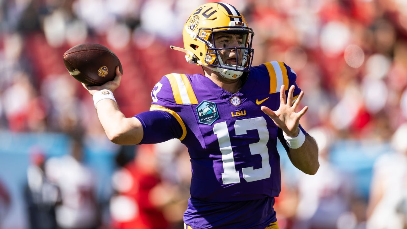 Bowl takeaways: LSU, Tennessee show off quarterbacks of future