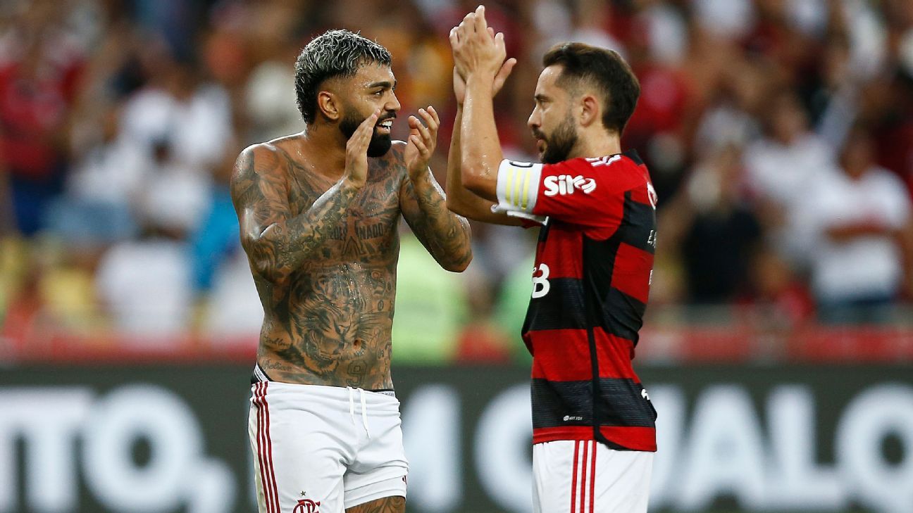 Gabigol faz post após adeus de Everton Ribeiro ao Flamengo: Irá fazer MUITA falta