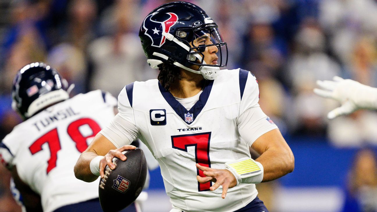 CJ Stroud, os Texans venceram os Colts e garantiram uma vaga nos playoffs