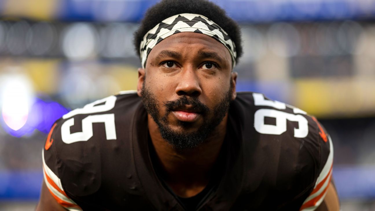 Cleveland Browns Myles Garrett will not be denied in NFL playoffs