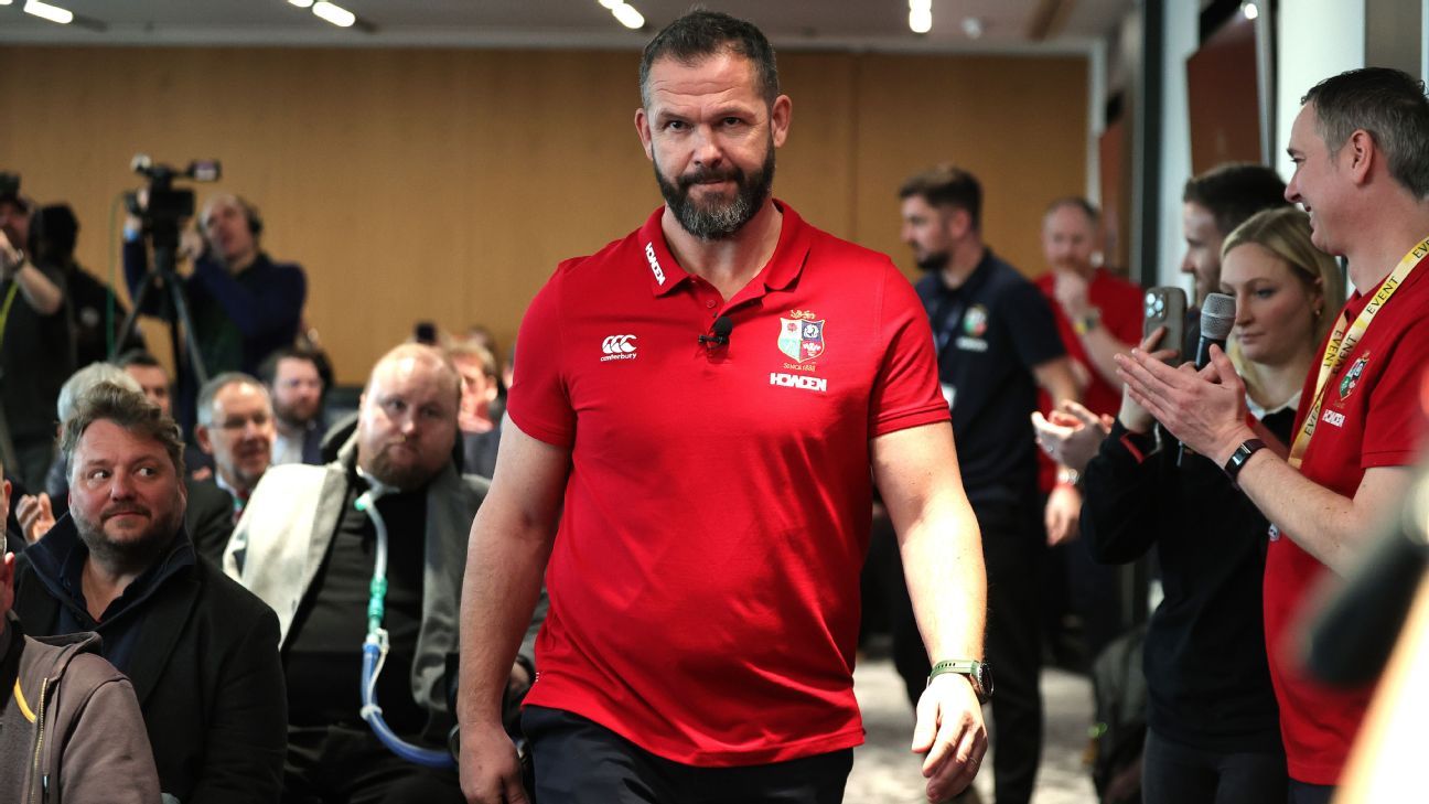 Andy Farrell anunciará la selección de su equipo de los British and Irish Lions el jueves.