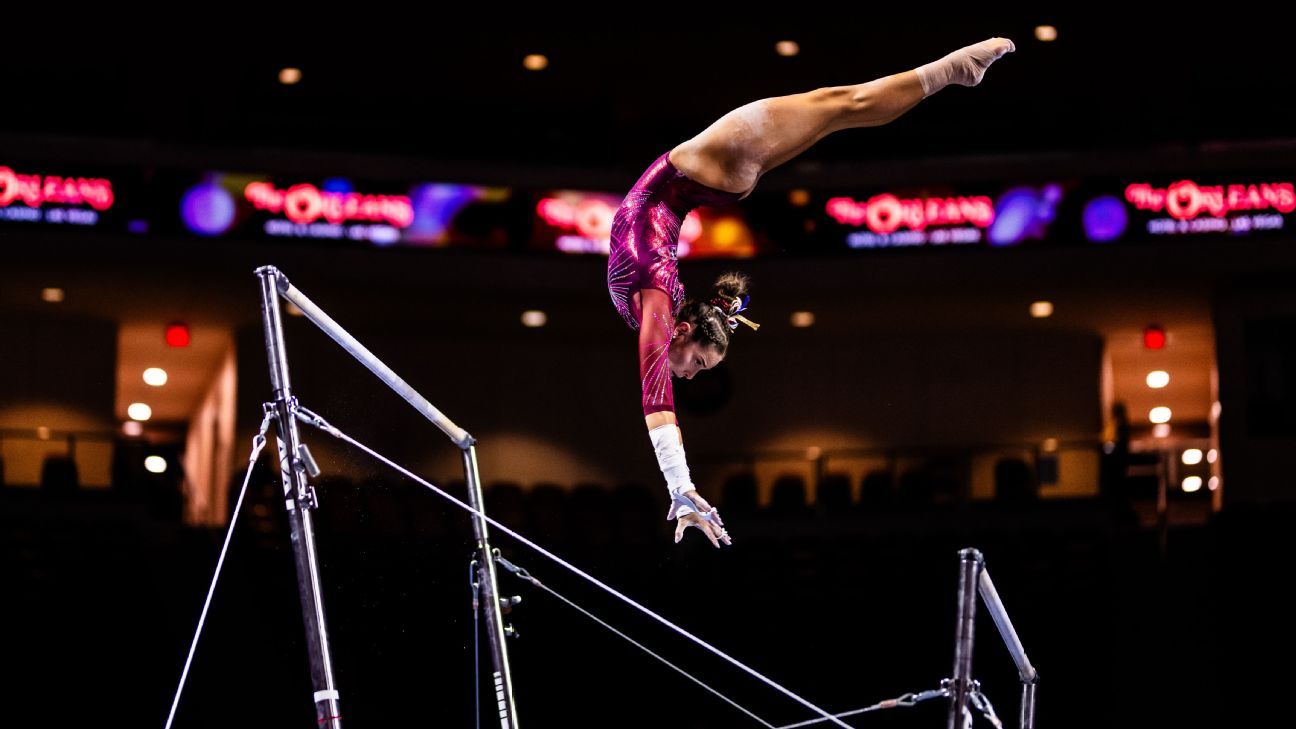 NCAA gymnastics Week 2 Oklahoma sets the pace, Konnor McClain gets a