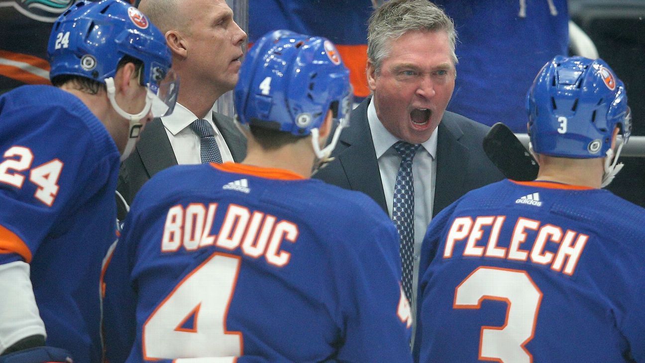 Patrick Roy wins debut, New York Islanders high Dallas Stars