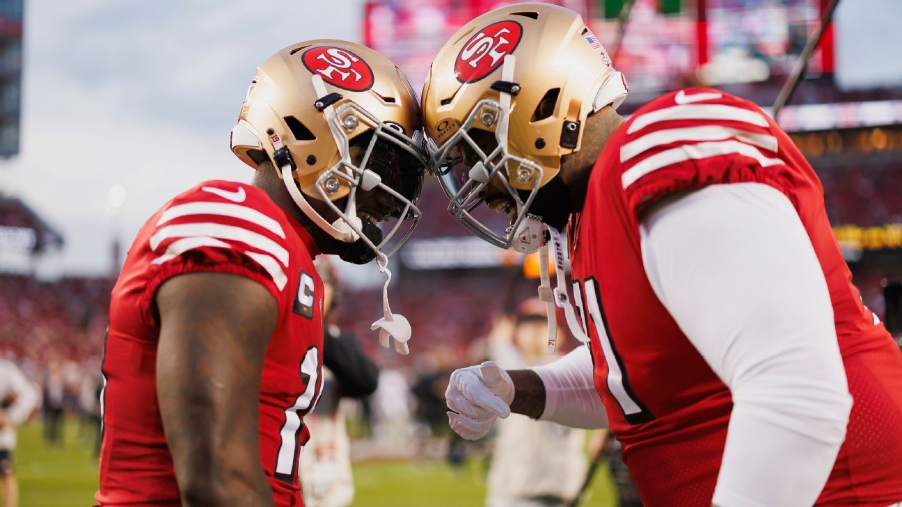 Deebo Samuel, Trent Williams present 49ers with management