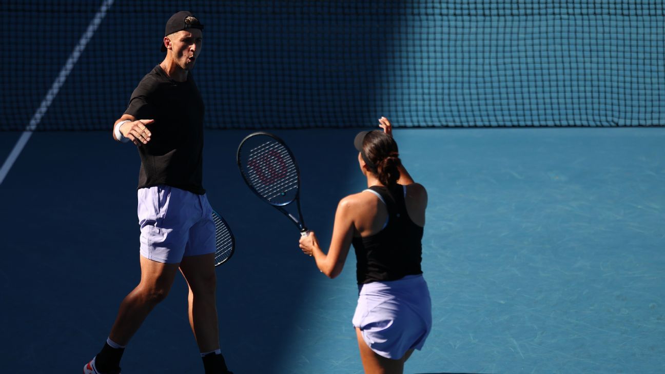 Two Aussie mixed pairs through to Australian Open semifinals ESPN