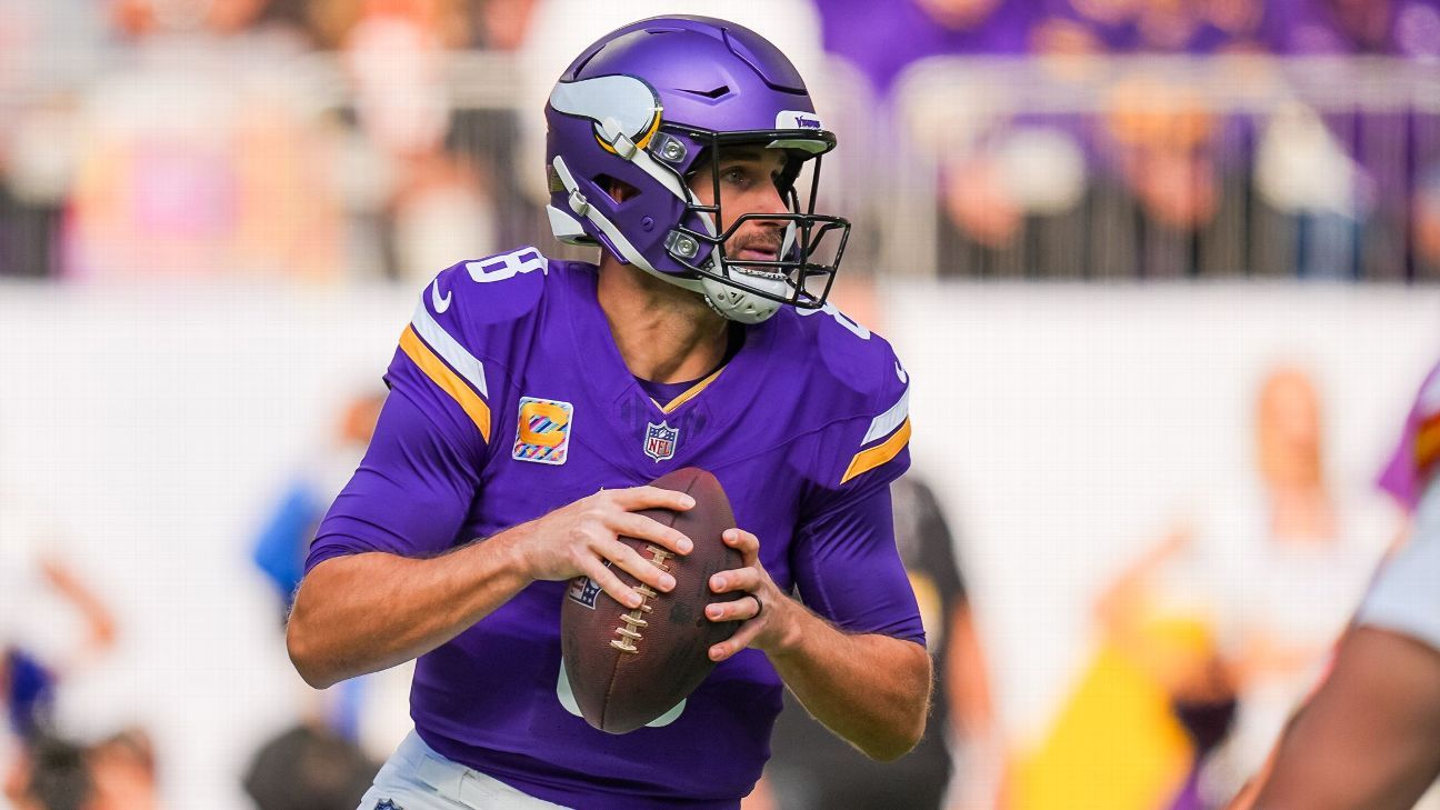 QB Kirk Cousins ​​leaves the Vikings on a 4-year deal with the Falcons