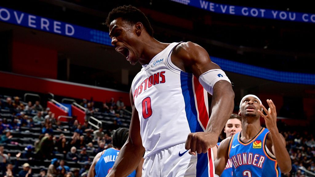 Jalen Duren's 20-20 game helps Pistons shock Thunder - ESPN