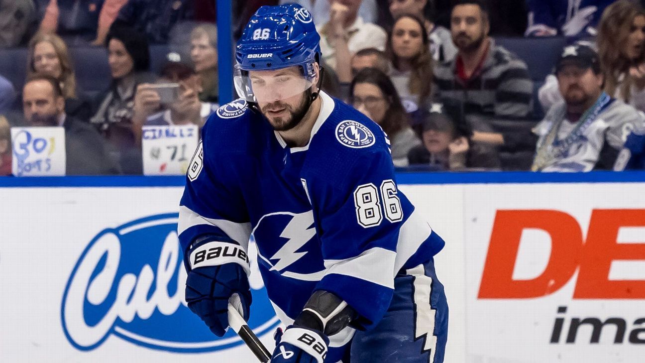 Nikita Kucherov z drużyny Lightning zajął pierwsze miejsce w drafcie All-Star Player