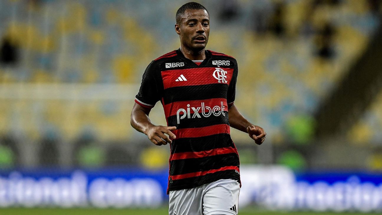 De La Cruz se lesiona e será avaliado para próximo jogo do Flamengo.