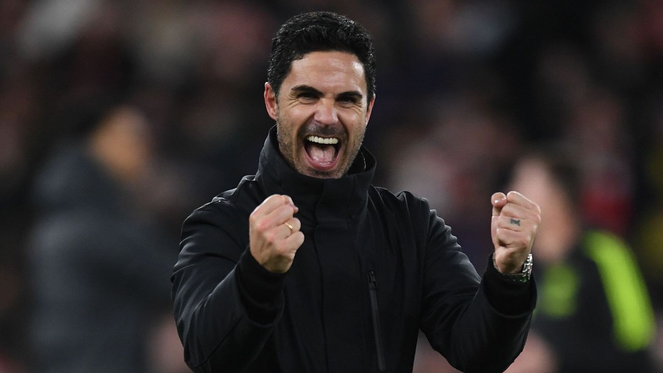 Arteta backs passionate celebrations: 'I love it'