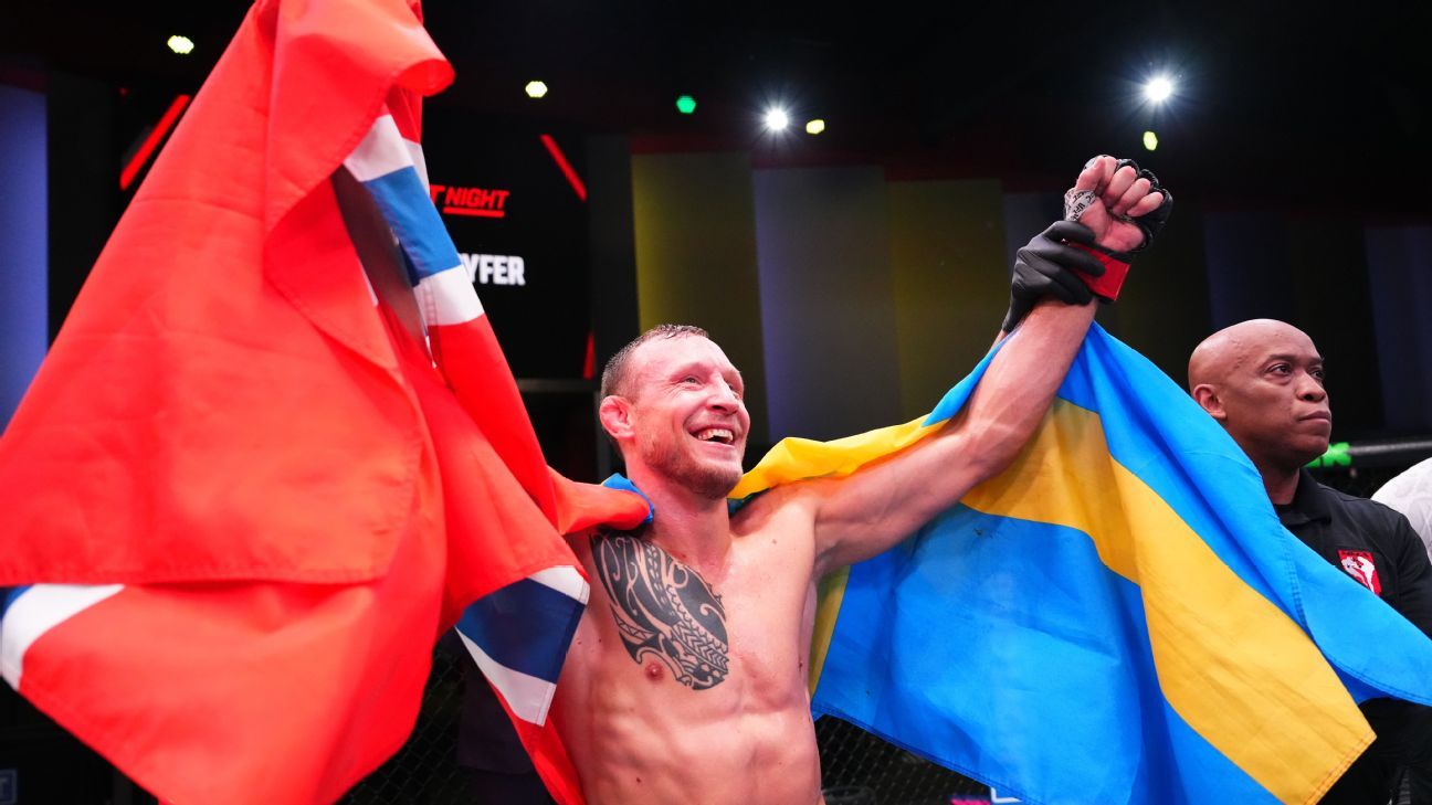 Hermansson decisions Pyfer for UFC Fight Night win