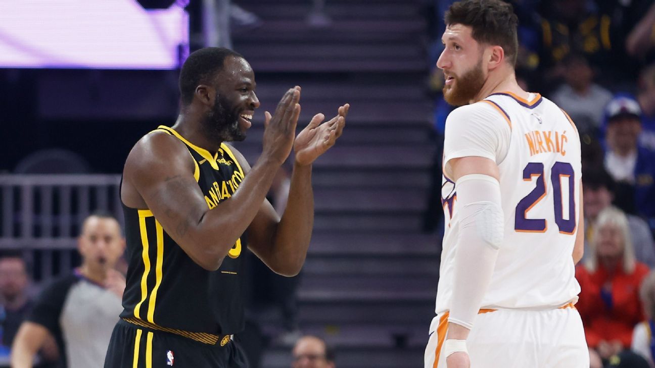 Warriors’ Draymond Inexperienced clashes with Suns’ Jusuf Nurkic — ‘By no means backing down’