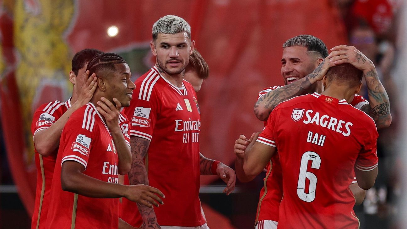 Nicolás Otamendi a marqué un but lors de la victoire de Benfica