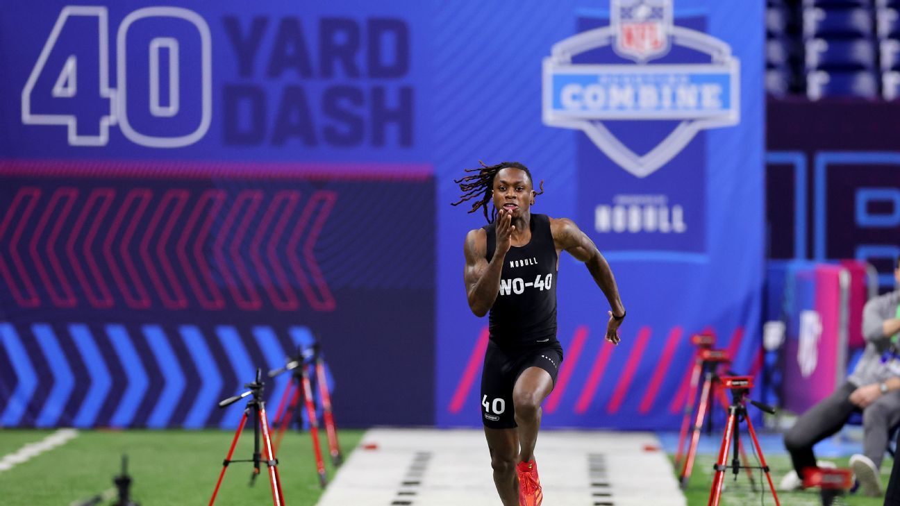 NFL: Xavier Worthy broke the 40-yard dash record at the combine