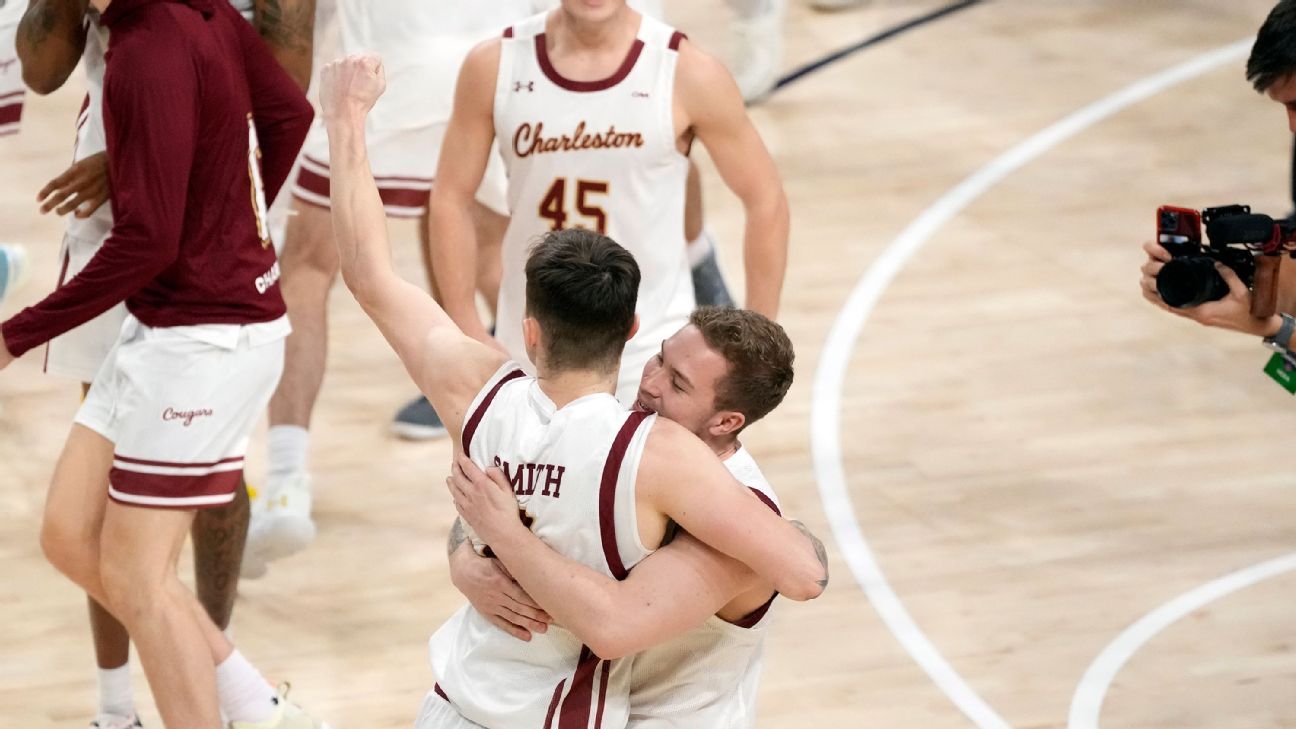 Charleston beats Stony Brook in OT for back-to-back CAA titles