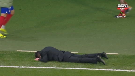 La Increíble Reacción Del Cholo Simeone En La Champions League Espn 9196