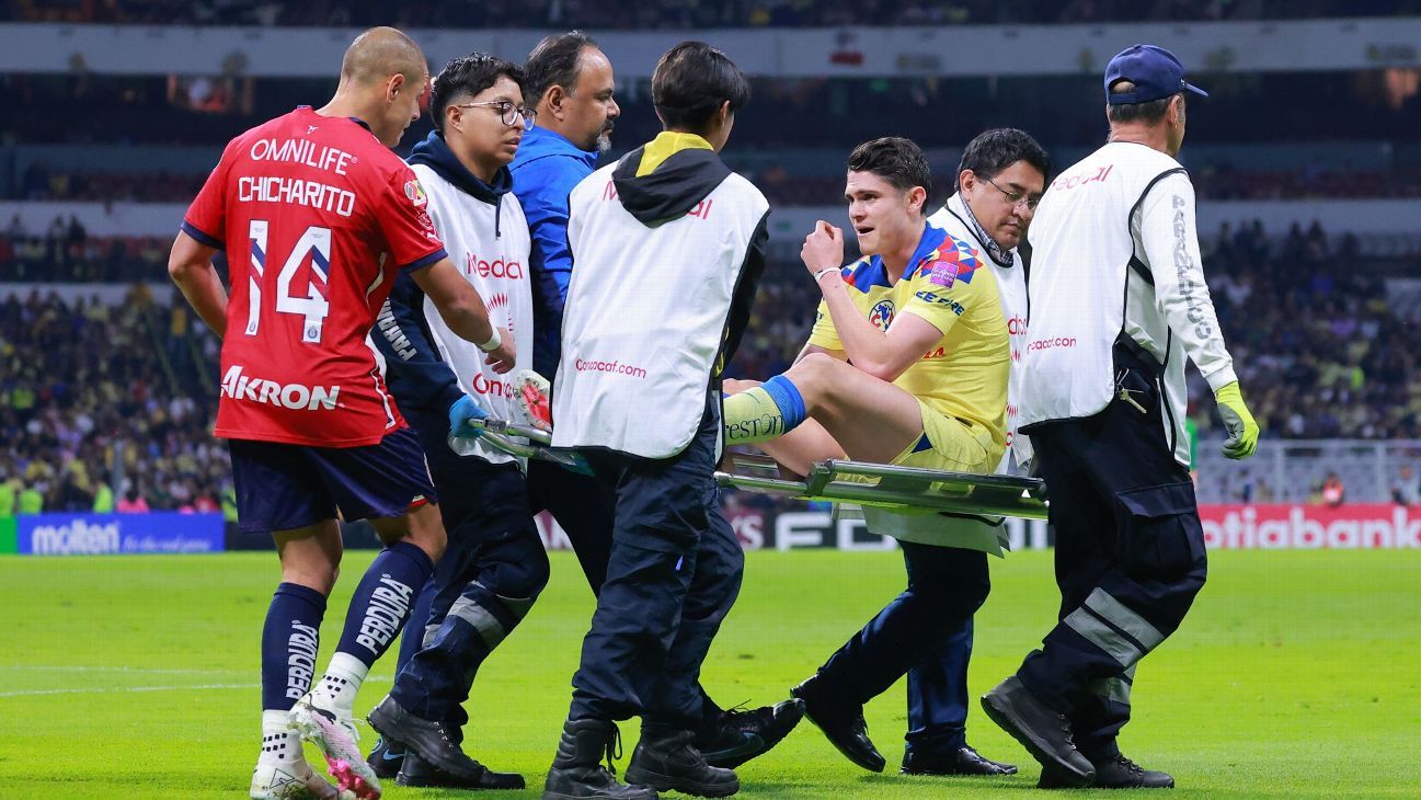 America: Israel Reyes underwent surgery after the classic match against Chivas