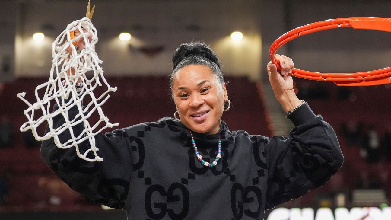 Dawn Staley named AP Coach of the Year for 2nd time ESPN