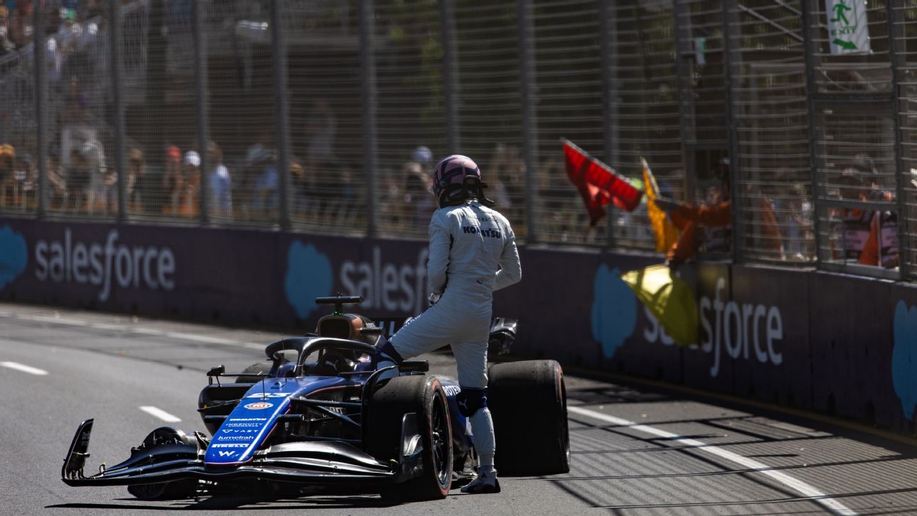 Williams subit un revers avec l'accident d'Albon lors des essais de Melbourne