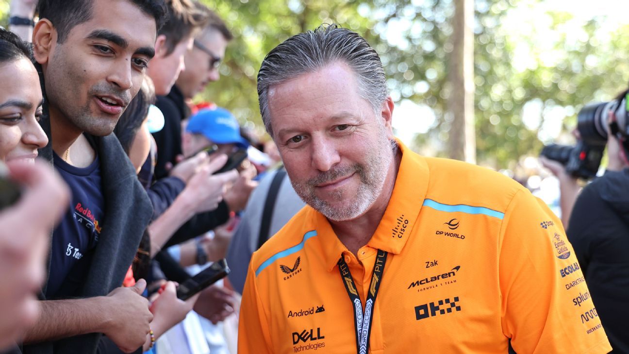 Zak Brown restera PDG de McLaren Racing jusqu'en 2030