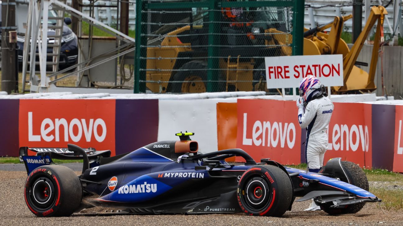 Sargeant crashes, but Williams chassis survives Auto Recent