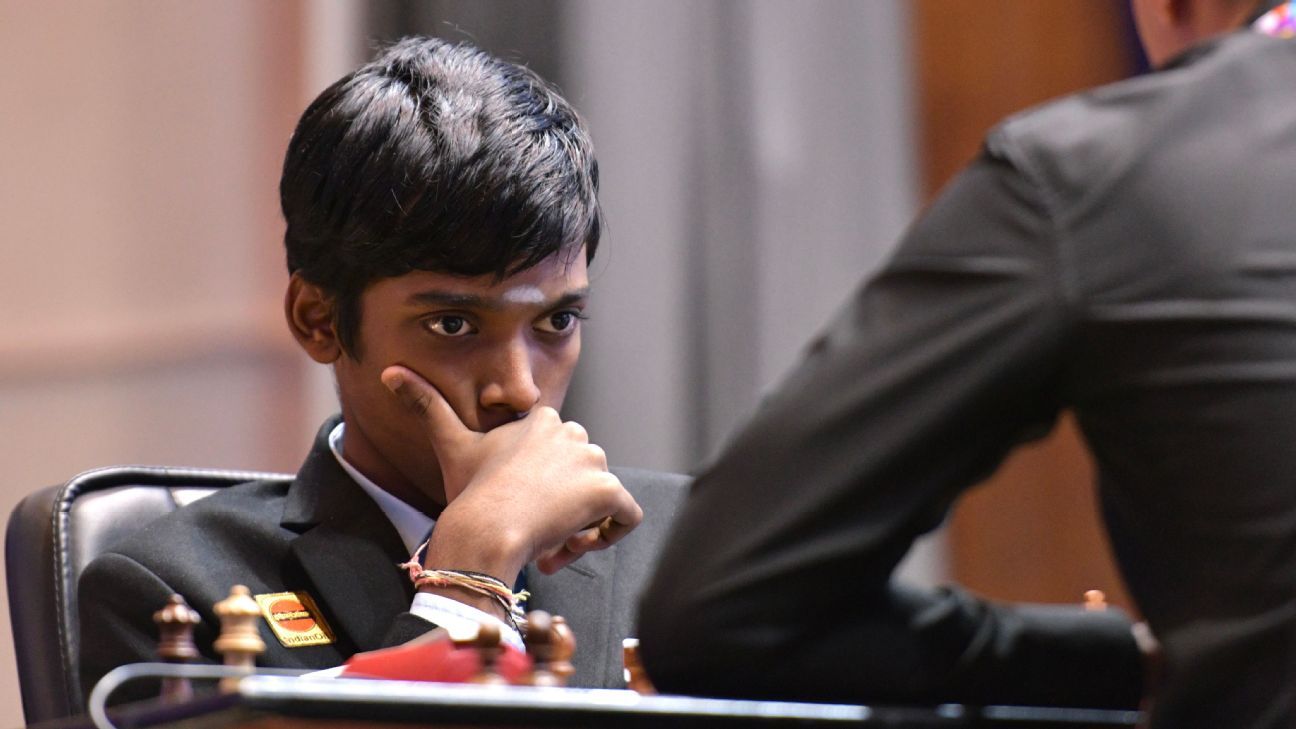 FIDE Candidates 2024 Gukesh remains in jointlead, wins for Pragg and Vidit in round 6 ESPN