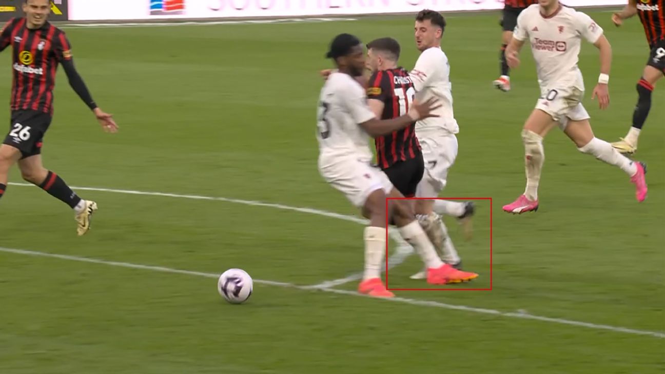 How Man United were awarded and escaped a penalty thanks to VAR