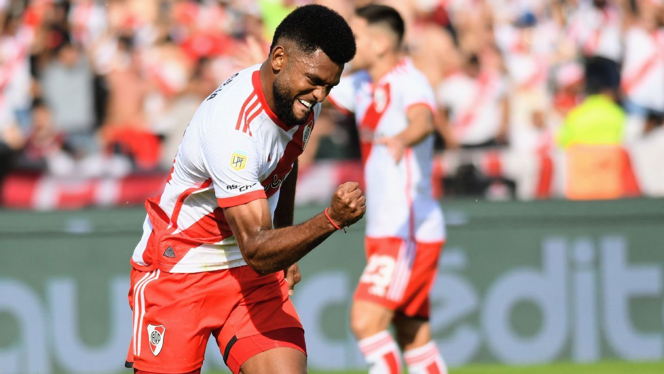 Miguel Borja abrió el marcador para River ante Boca por Copa de la Liga ...