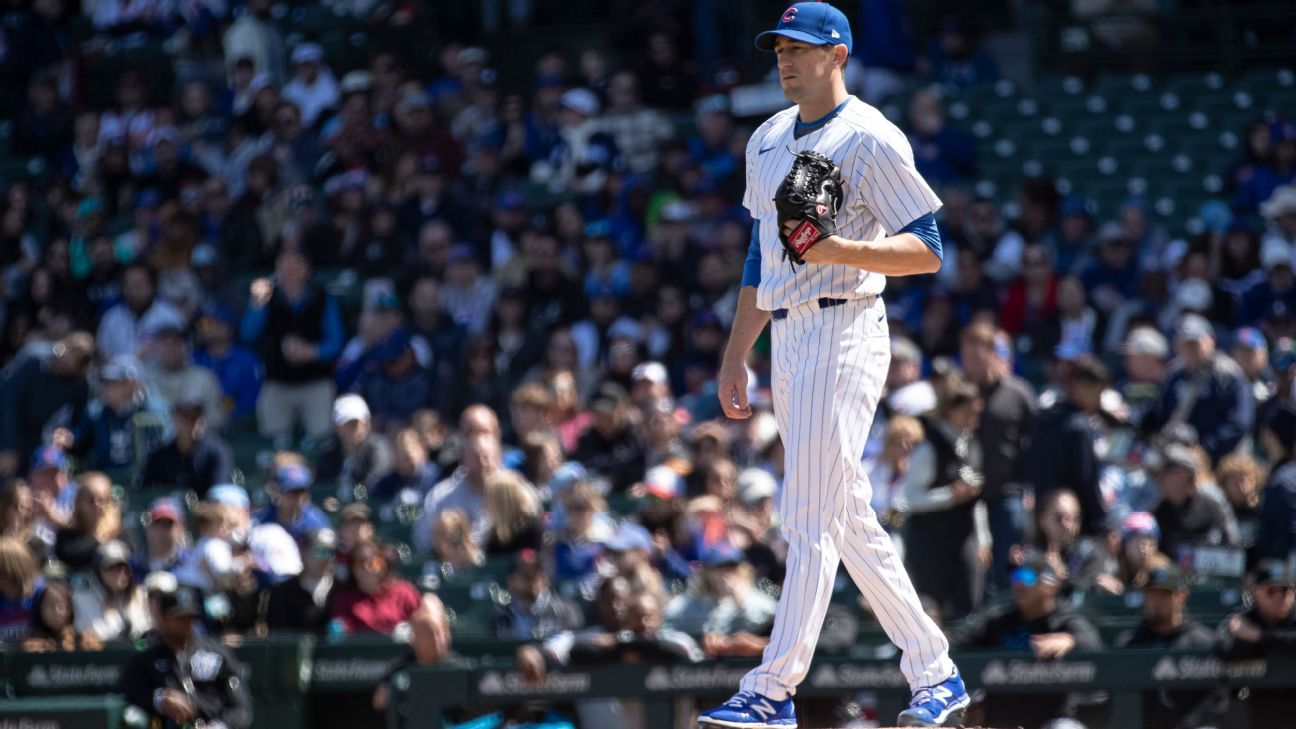 Die Cubs platzierten die Pitcher Kyle Hendricks (Rücken) und Drew Smiley (Hüfte) auf der IL