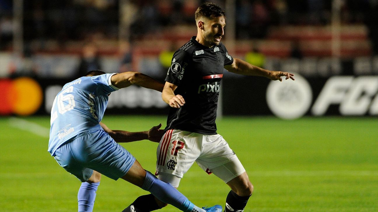 Flamengo tem invencibilidade quebrada pelo Bolívar em partida disputada na altitude.