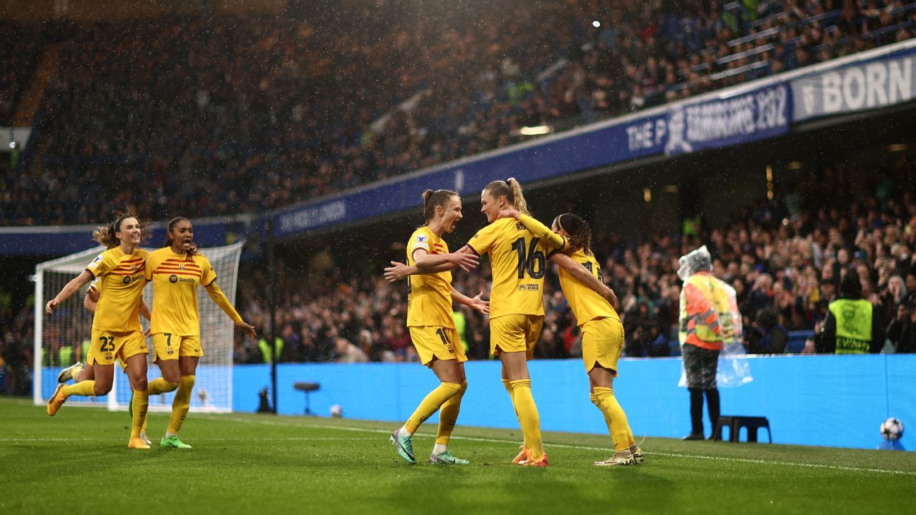 Barcelona reach fourth straight  final, Chelsea heartbroken