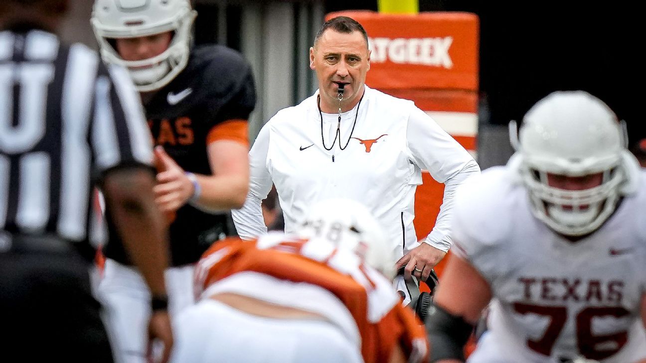 'All gas, no brakes': Texas coach Steve Sarkisian has the depth of a title contender