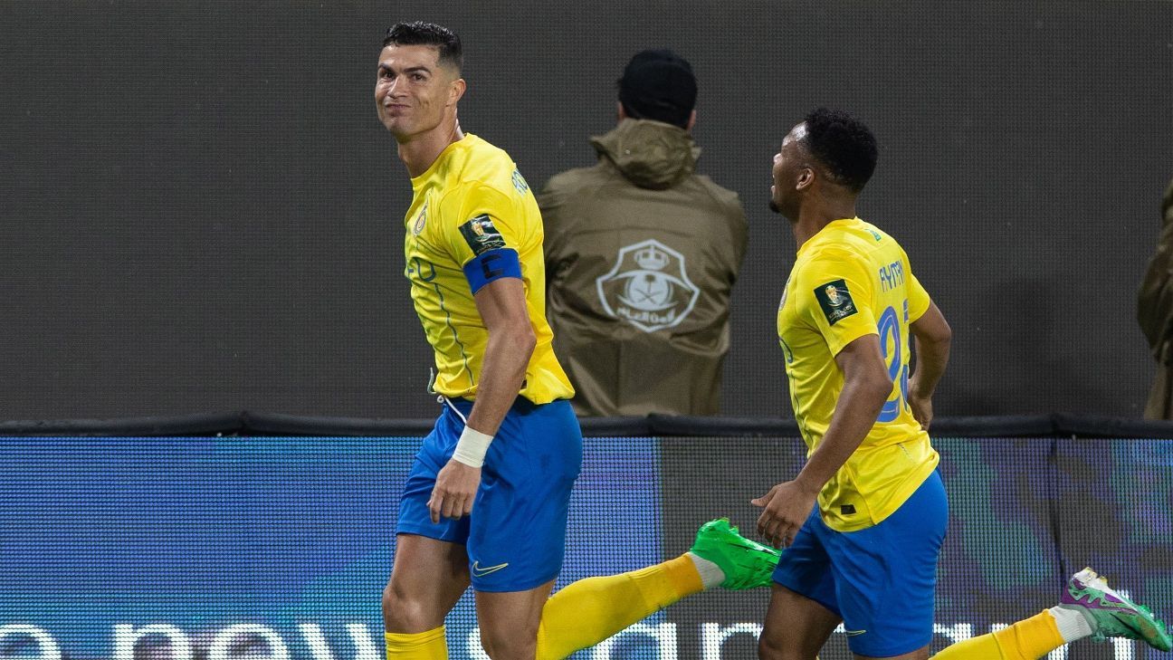 Cristiano Ronaldo continue de marquer des buts à Al Nassr : doublé et passe en finale de la Coupe du Roi Saoudien