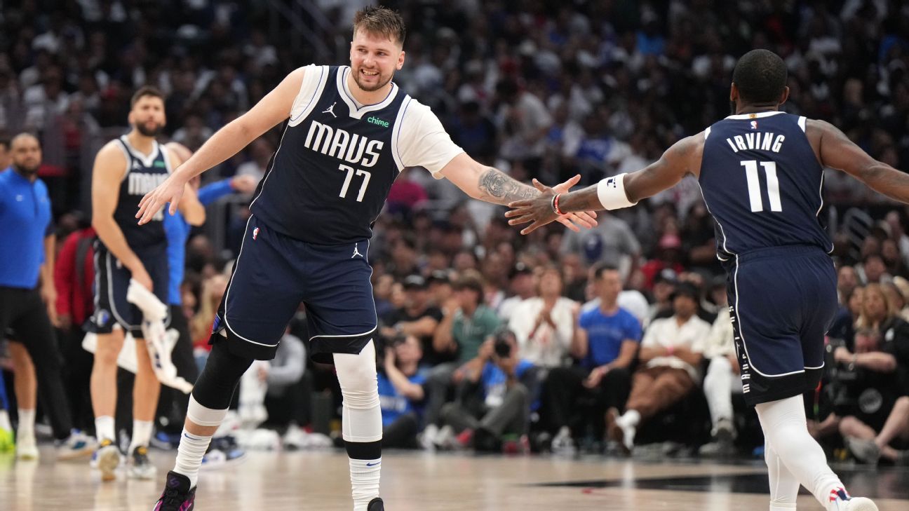 Mavs' Luka Doncic dominates Game 5 despite illness, knee injury