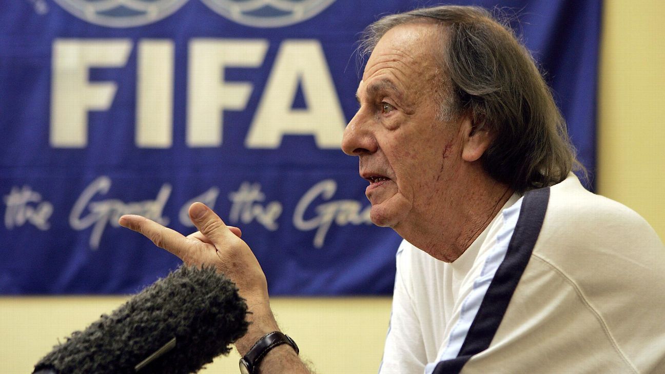 World Cup-winning coach Menotti of Argentina passes away at 85