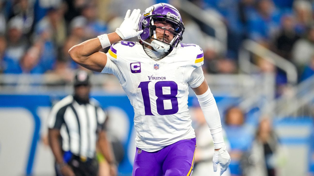 Source - Justin Jefferson not at start of Vikings' OTAs amid talks - ESPN