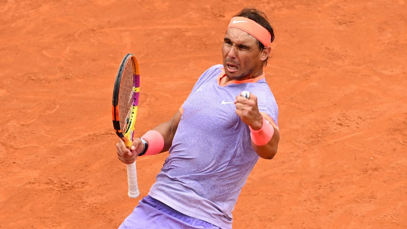 Rafael Nadal strebt den Erstrundensieg bei den Italian Open an
