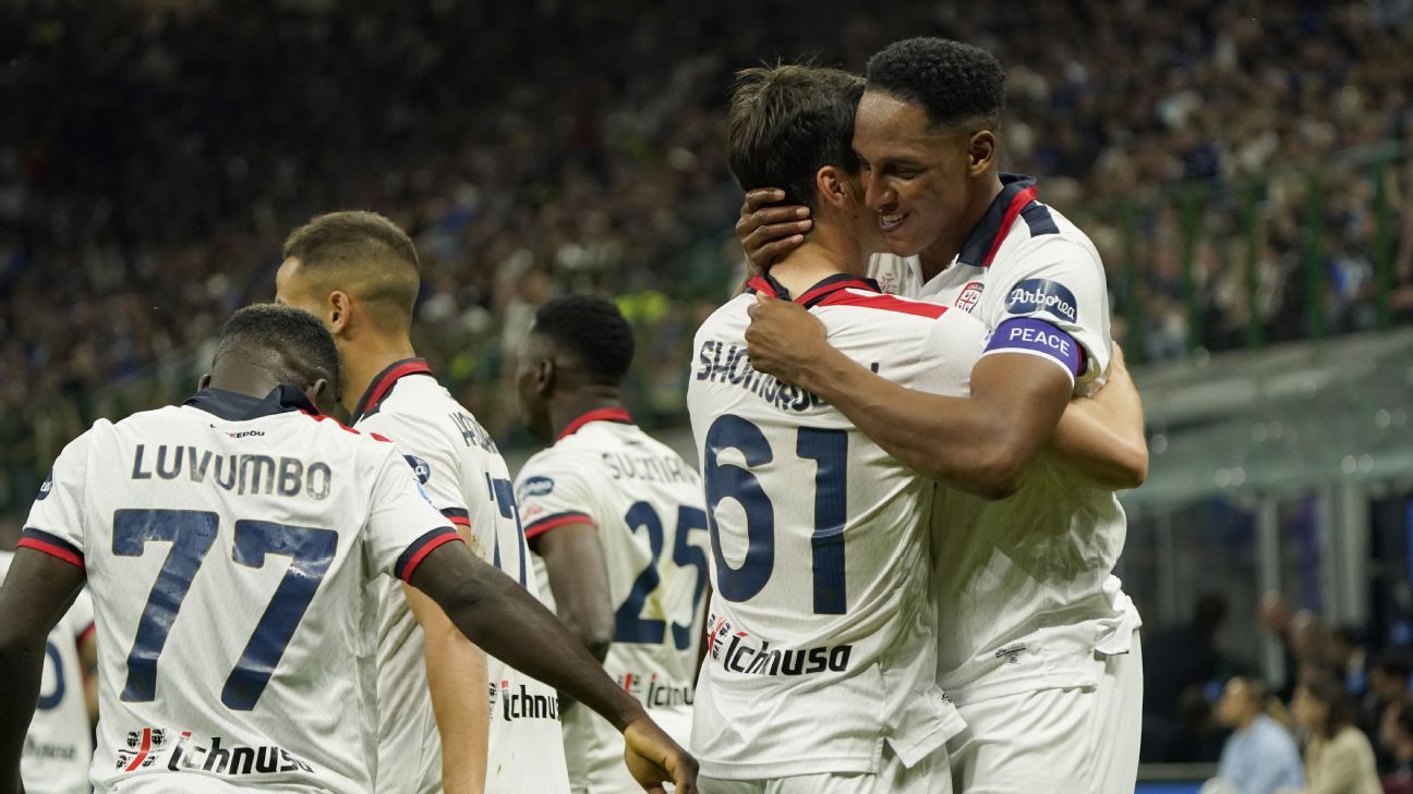Yerry Mina’s Cagliari defeated Sassuolo and secured their everlasting keep in Serie A