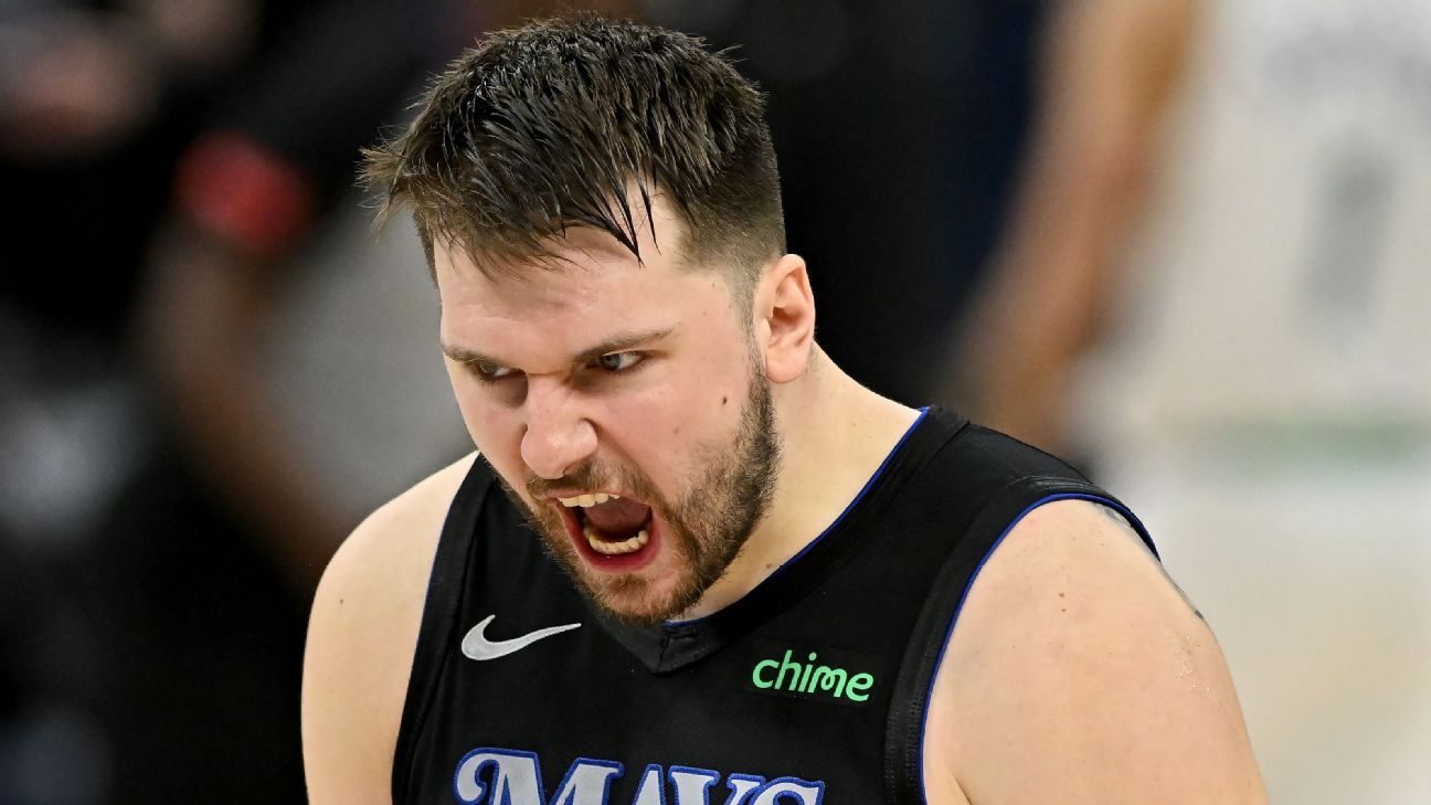 A cesta de três pontos de Luka Doncic na grande noite dá aos Mavs uma vantagem de 2 a 0