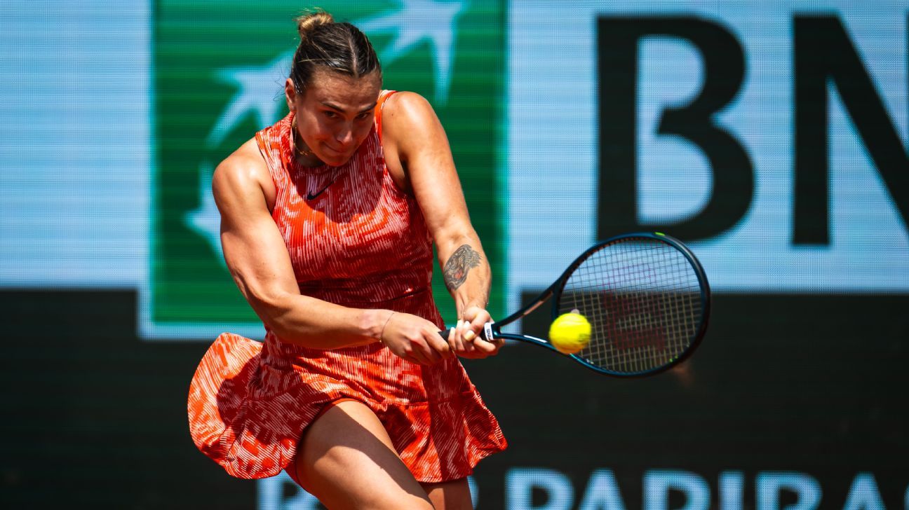 Aryna Sabalenka powers into French Open quarterfinals ESPN