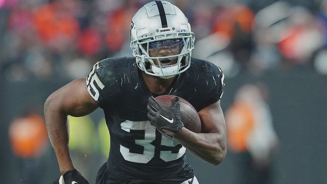 Zamir White, Alexander Mattison ready to roll in Raiders’ revamped running back room