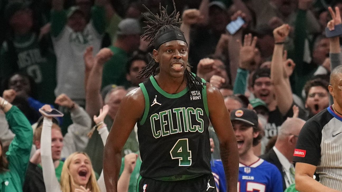 Jrue Holiday scored 26 as the Celtics beat the Mavericks 2-0 in the NBA Finals.