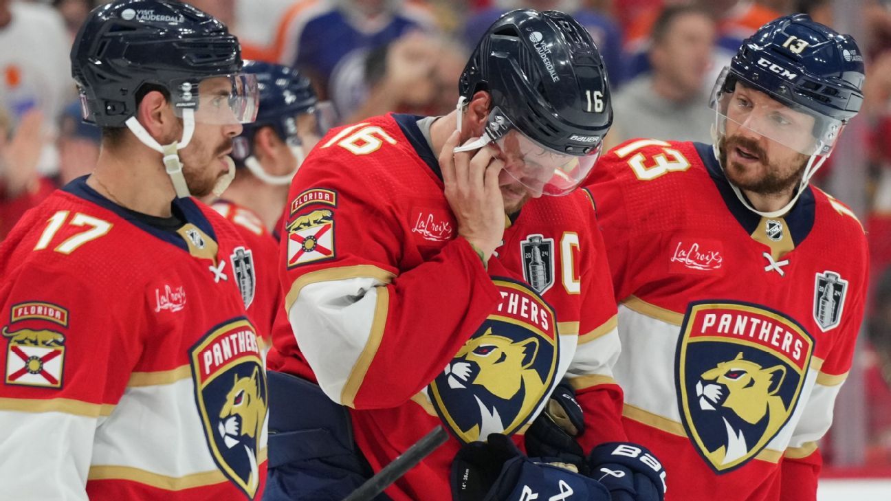 2 Oilers hits see Barkov injured, Foegele ejected