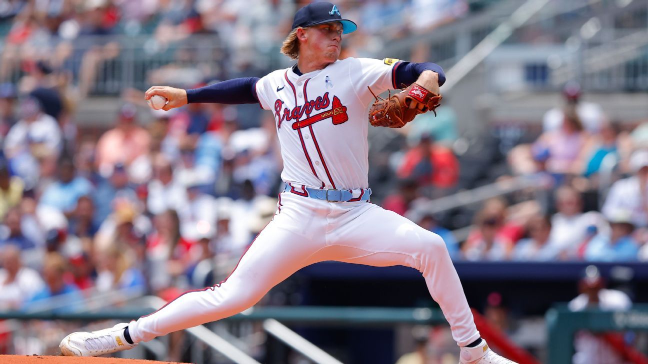 Braves rookie righty Waldrep (elbow) put on IL