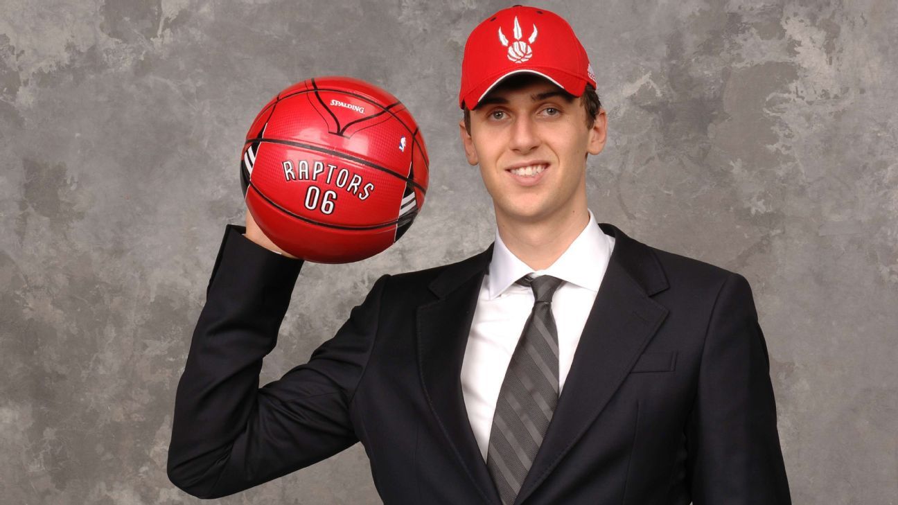 Андреа Барньяни на драфте НБА 2006