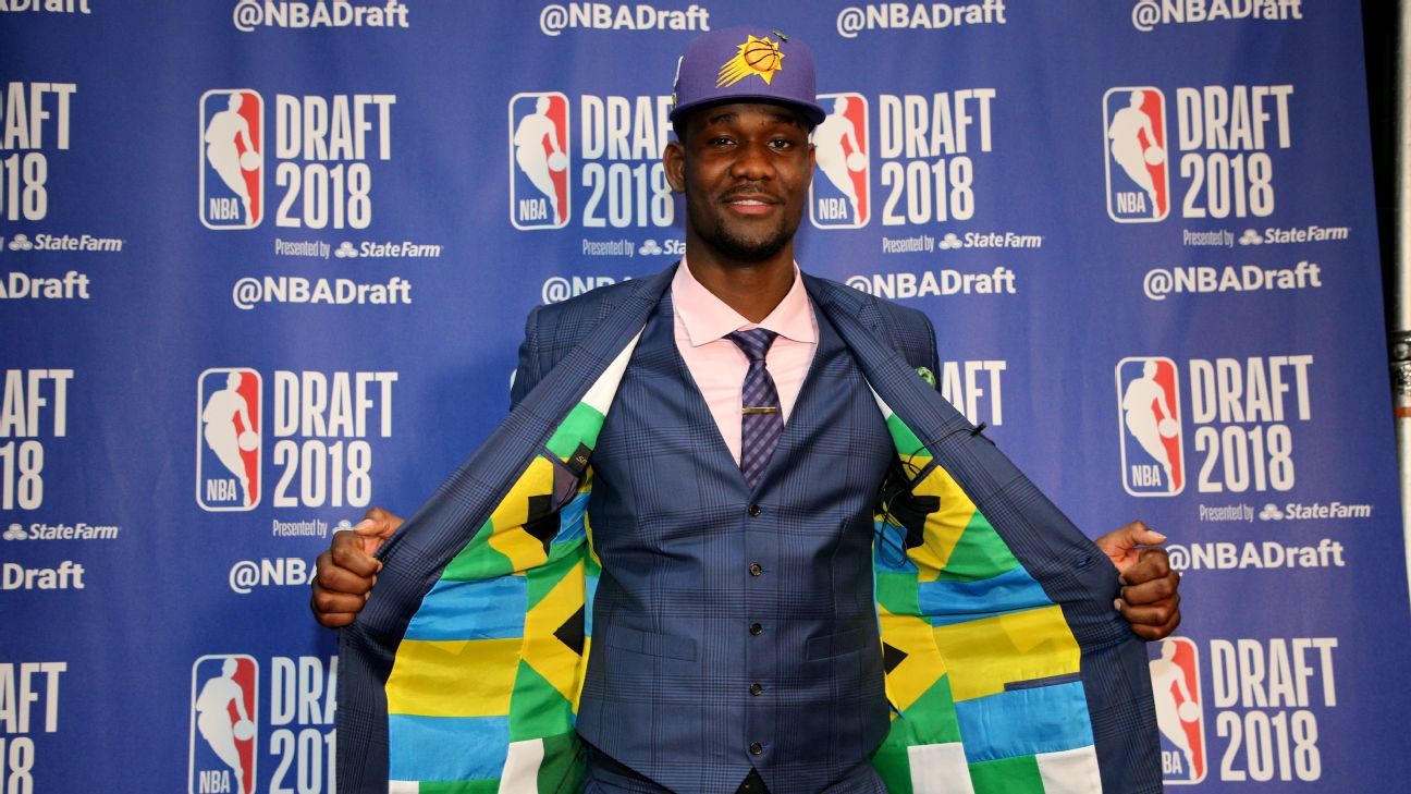 Деандре Эйтон на драфте НБА 2018