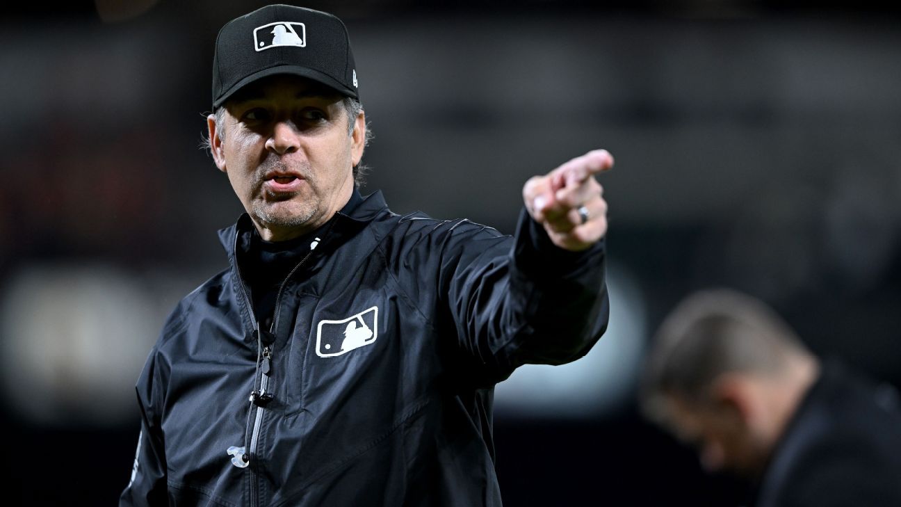 Division Series umpire crews announced by MLB