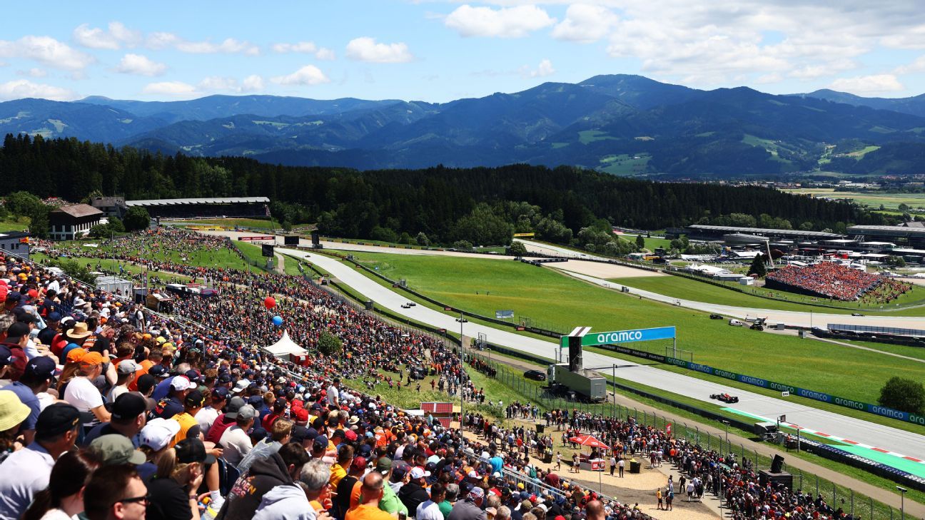 How to watch 2025 F1 Austrian Grand Prix ESPN+ schedule ESPN