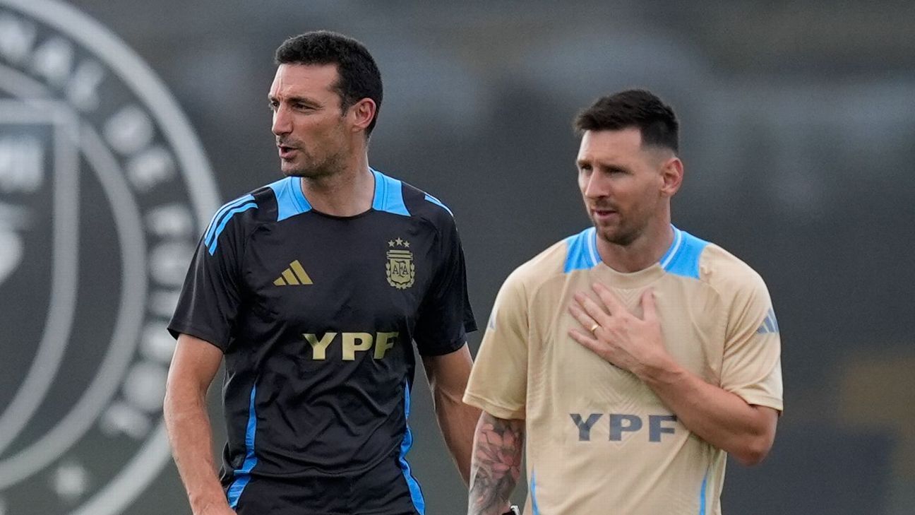 Messi blessé et Scaloni suspendu pour rater le dernier match de groupe de la Copa América de l’Argentine