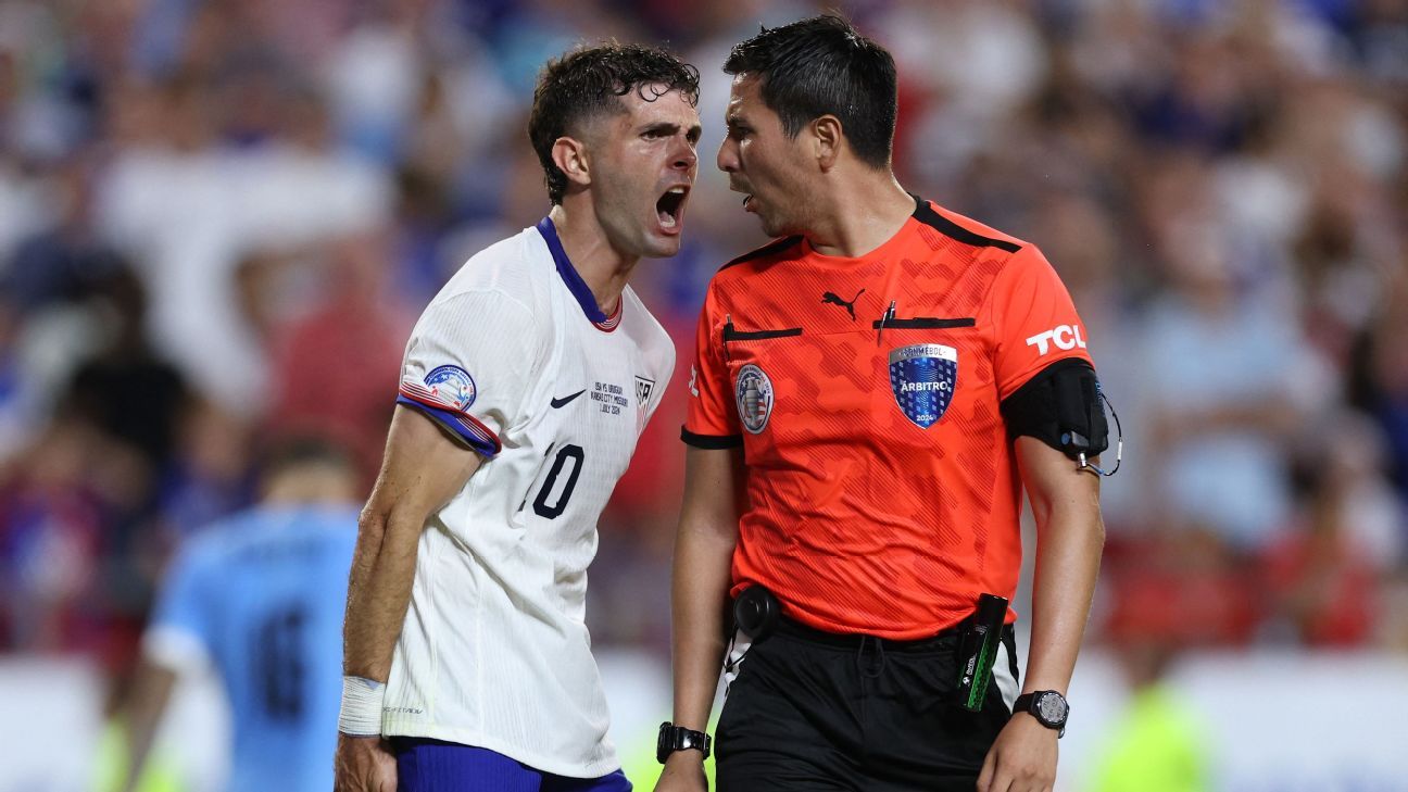 With the U.S. already out of the Copa America group stage, Pulisic’s hand was denied by the referee